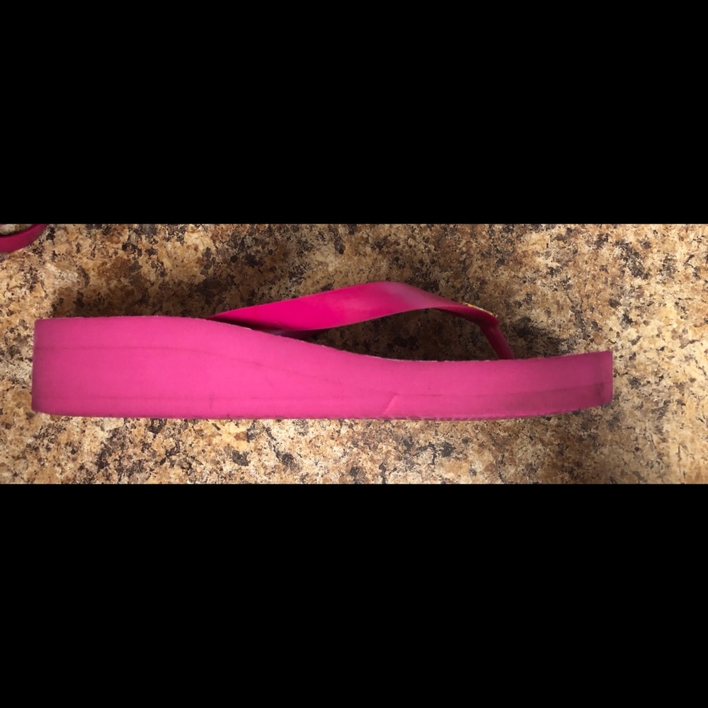 Wedge flip flops